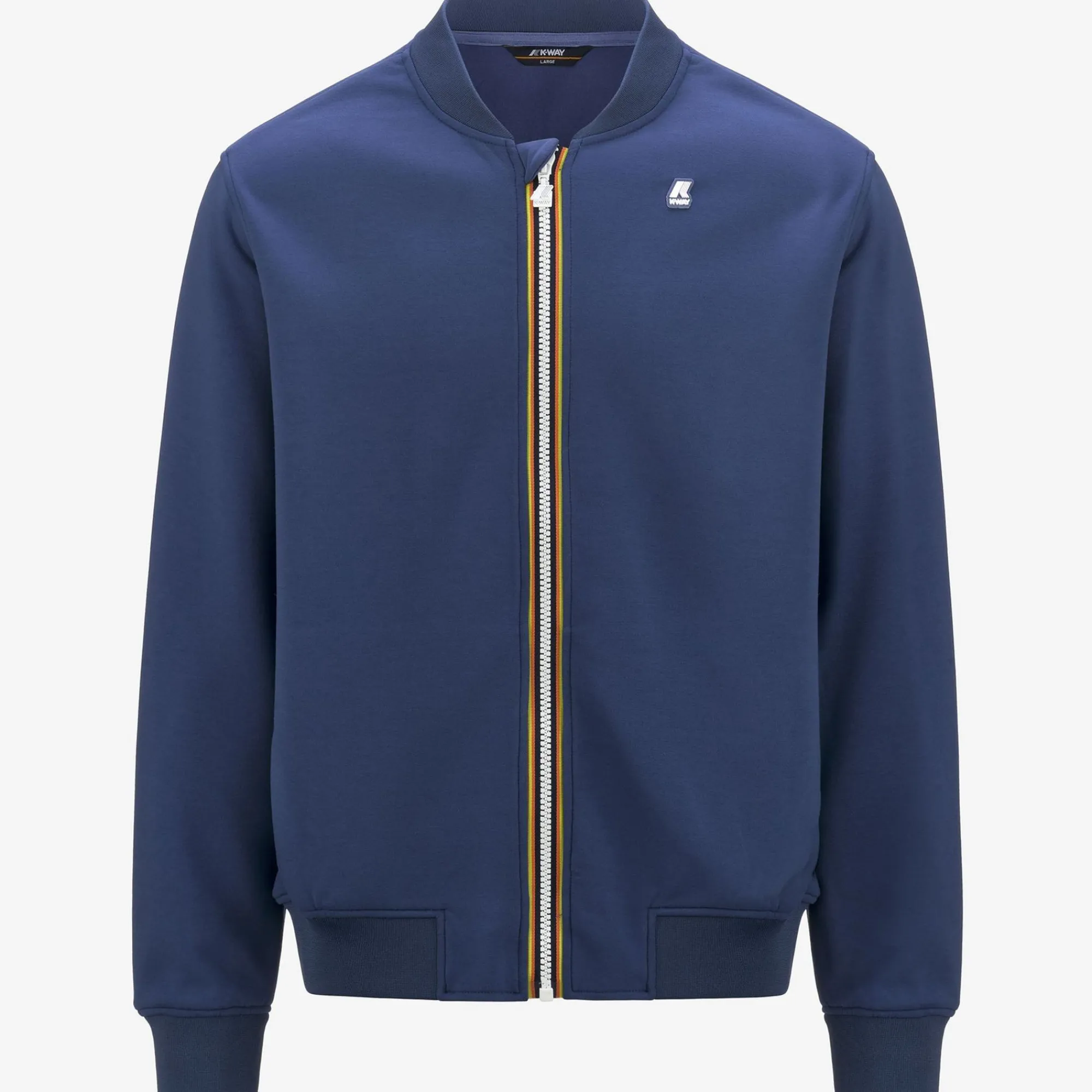 K-WAY Abel Light Spacer - Fleece - Jacket - Man - Blue Fiord Shop