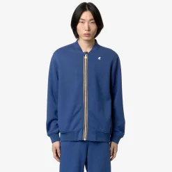 K-WAY Abel Light Spacer - Fleece - Jacket - Man - Blue Fiord Shop