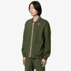 K-WAY Abel Light Spacer - Fleece - Jacket - Man - Green Cypress Shop