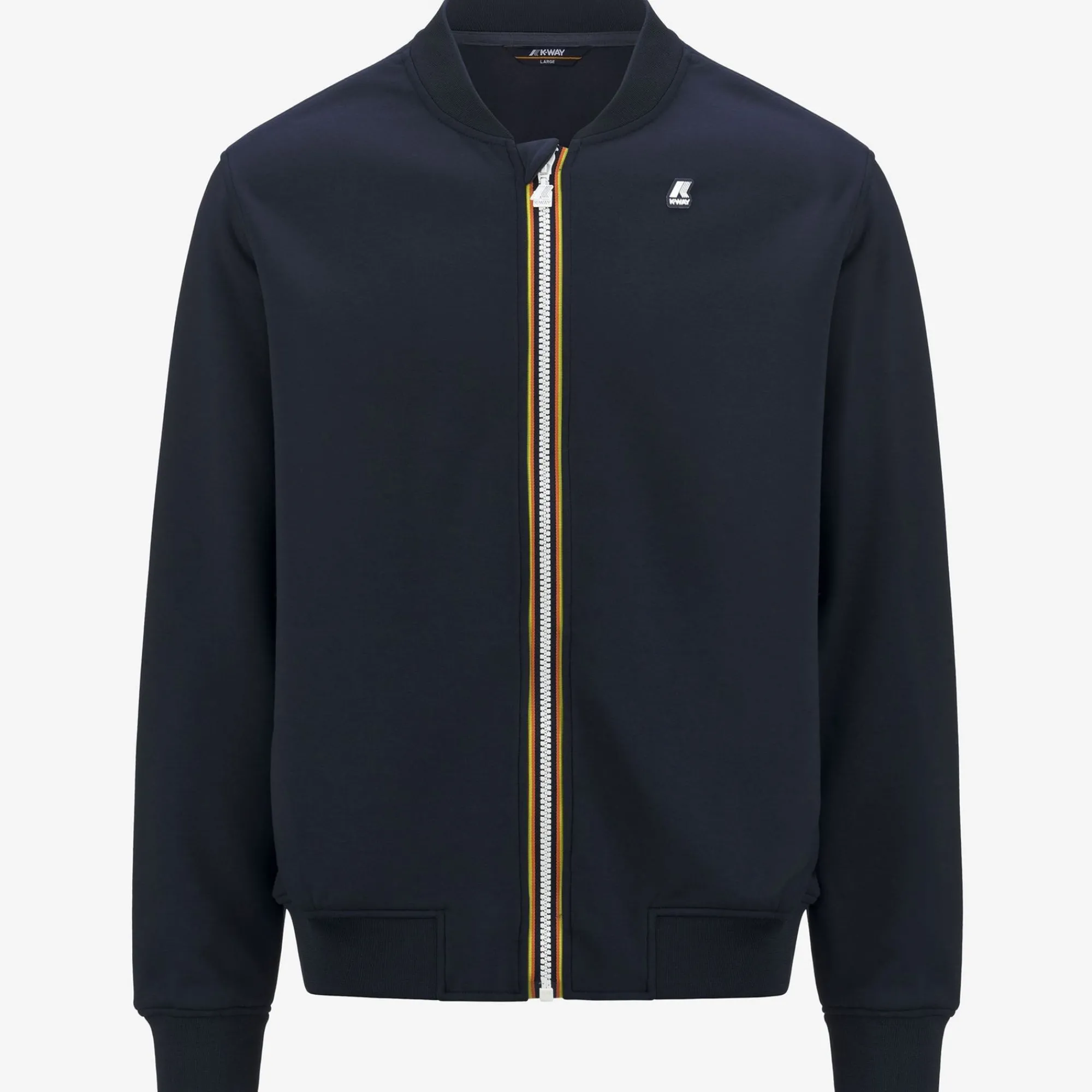 K-WAY Abel Light Spacer - Fleece - Jacket - Man - Blue Depth Clearance