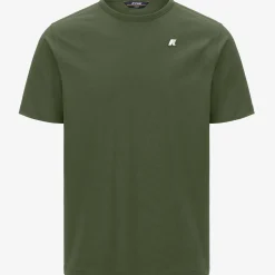 K-WAY Adame Stretch Jersey - T-Shirtstop - T-Shirt - Man - Green Cypress Shop