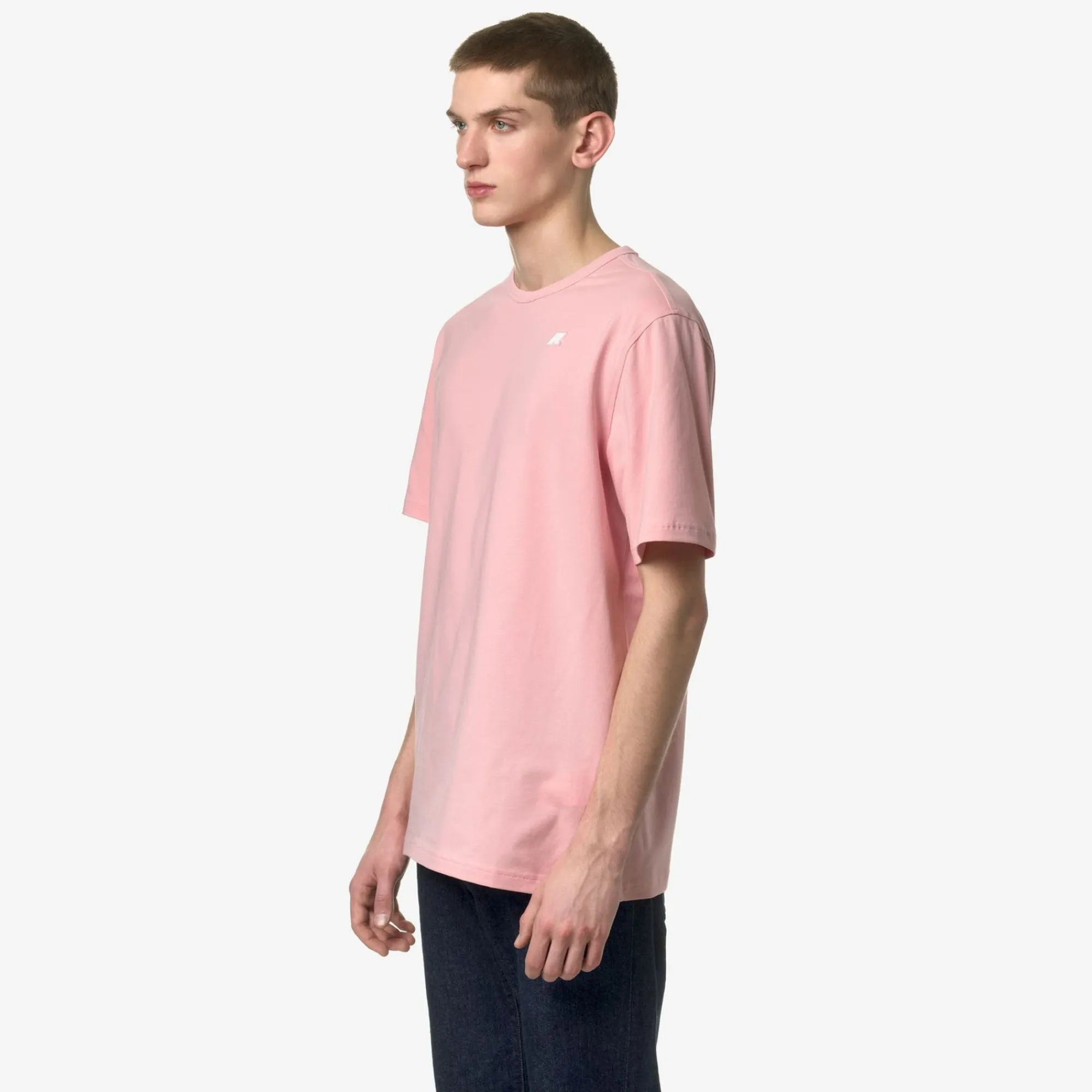 K-WAY Adame Stretch Jersey - T-Shirtstop - T-Shirt - Man - Pink Ash Best
