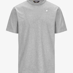 K-WAY Adame Stretch Jersey - T-Shirtstop - T-Shirt - Man - Grey Mel Store