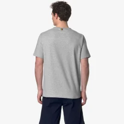 K-WAY Adame Stretch Jersey - T-Shirtstop - T-Shirt - Man - Grey Mel Store