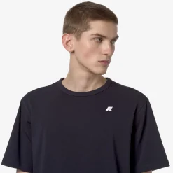 K-WAY Adame Stretch Jersey - T-Shirtstop - T-Shirt - Man - Blue Depth Fashion
