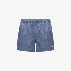 K-WAY Airy Graphic - Bathing Suits - Swimming Trunk - Man - Indigo Circles S Discount