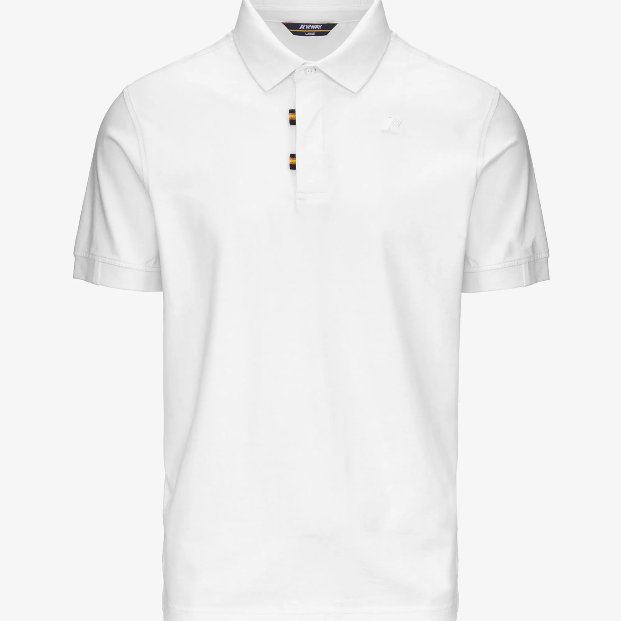 K-WAY Alderic Stretch Jersey - Polo Shirts - Polo - Man - White Clearance