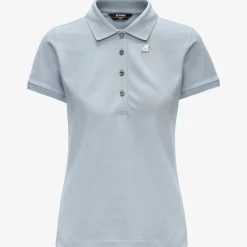 K-WAY Ali - Polo Shirts - Polo - Woman - Azure Blizzard Cheap