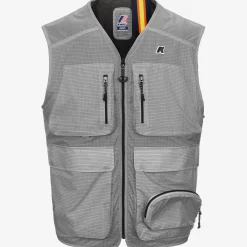 K-WAY Allos - Jackets - Vest - Unisex - Grey Ash Ripstop Discount