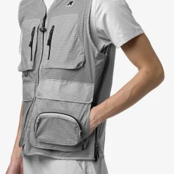 K-WAY Allos - Jackets - Vest - Unisex - Grey Ash Ripstop Discount