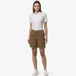 K-WAY Alysane - Shorts - Cargo - Woman - Brown Corda Shop