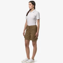 K-WAY Alysane - Shorts - Cargo - Woman - Brown Corda Shop