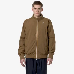 K-WAY Amaurystretch Nylon Jersey - Jackets - Short - Man - Brown Corda Clearance