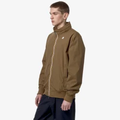 K-WAY Amaurystretch Nylon Jersey - Jackets - Short - Man - Brown Corda Clearance
