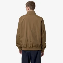 K-WAY Amaurystretch Nylon Jersey - Jackets - Short - Man - Brown Corda Clearance