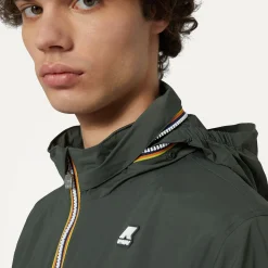 K-WAY Amaurystretch Nylon Jersey - Jackets - Short - Man - Green Blackish Outlet