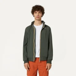 K-WAY Amaurystretch Nylon Jersey - Jackets - Short - Man - Green Blackish Outlet