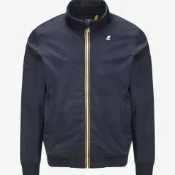 K-WAY Amaurystretch Nylon Jersey - Jackets - Short - Man - Blue Depth Shop