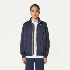 K-WAY Amaurystretch Nylon Jersey - Jackets - Short - Man - Blue Depth Shop
