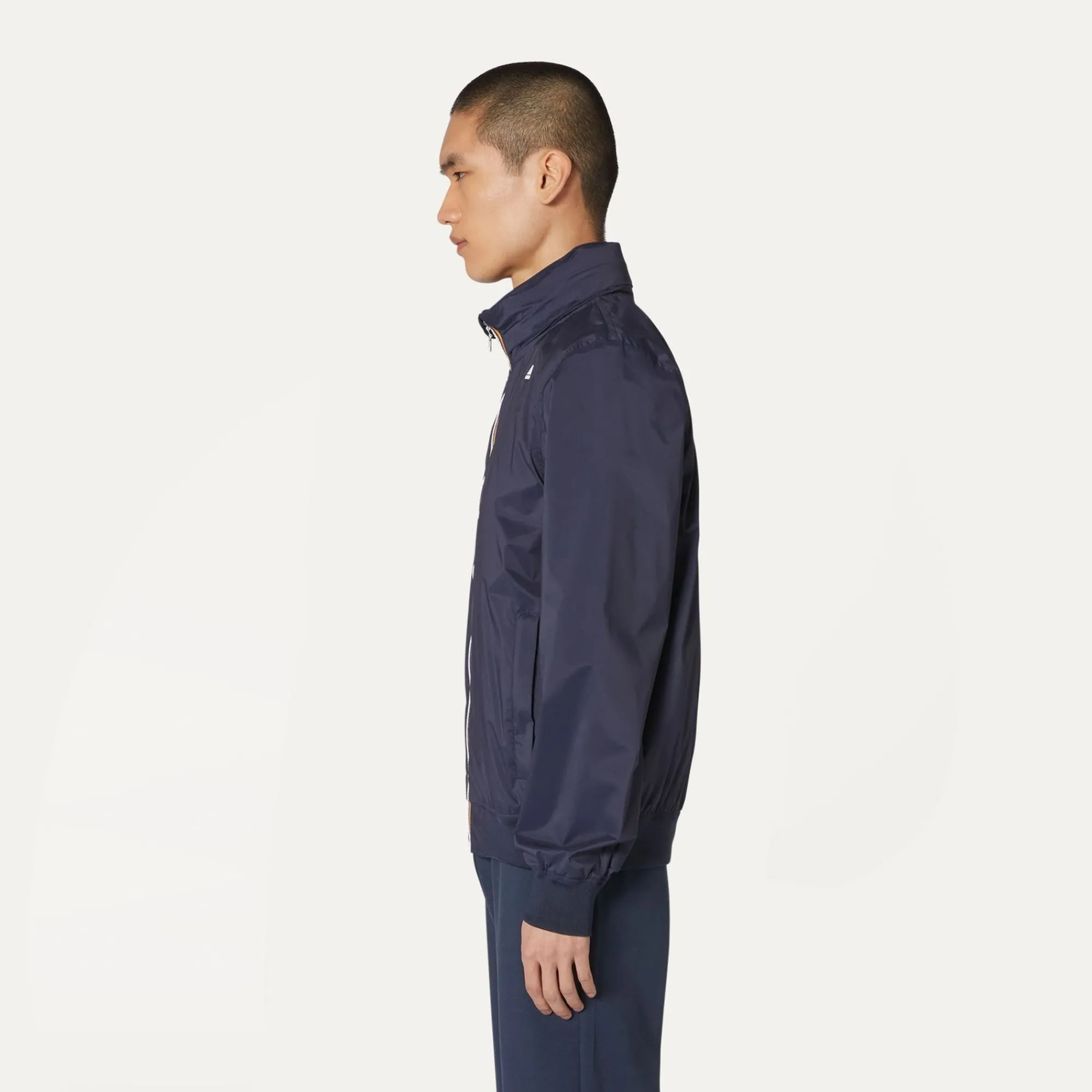 K-WAY Amaurystretch Nylon Jersey - Jackets - Short - Man - Blue Depth Shop