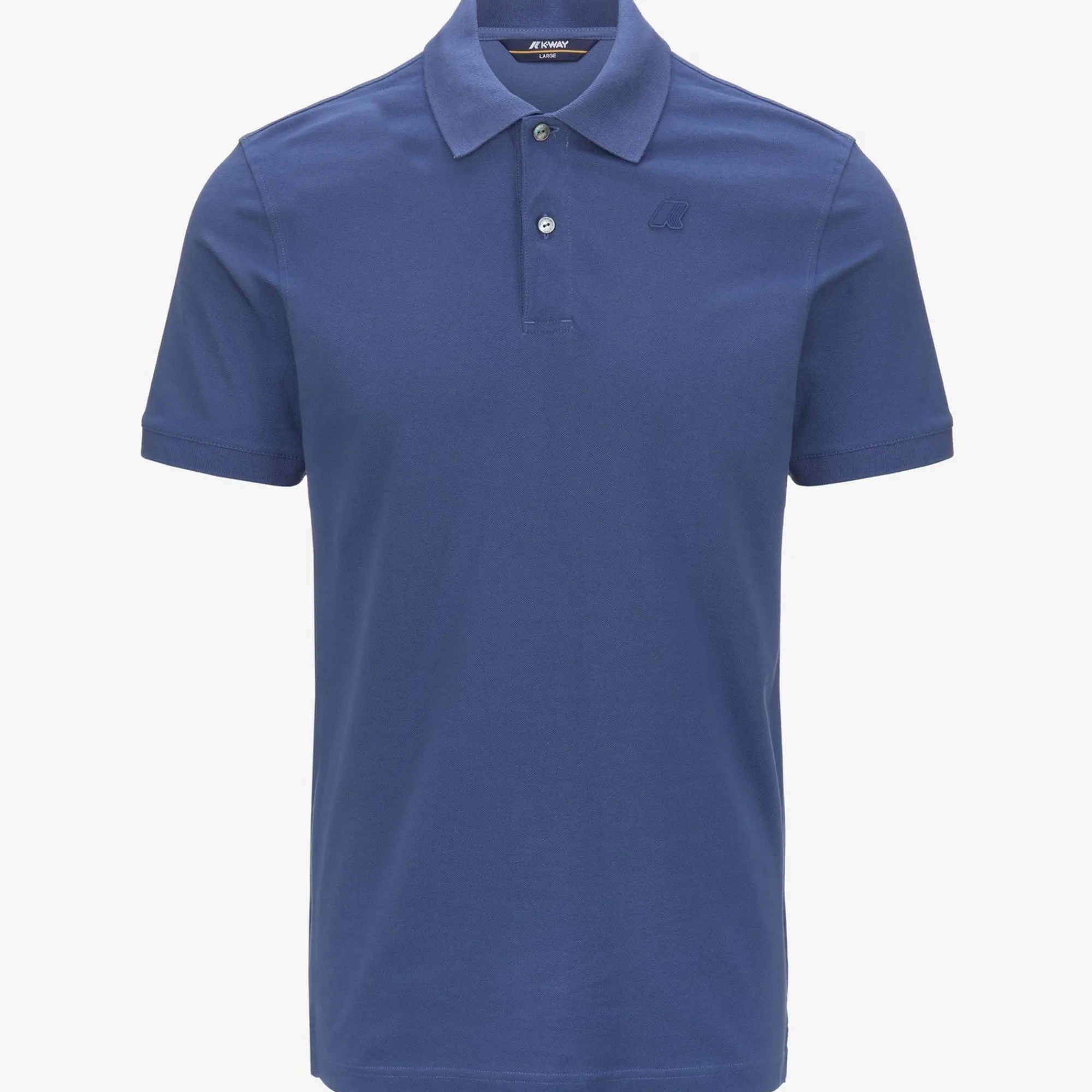 K-WAY Amedee Pique - Polo Shirts - Polo - Man - Blue Fiord Cheap