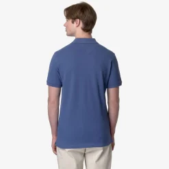 K-WAY Amedee Pique - Polo Shirts - Polo - Man - Blue Fiord Cheap