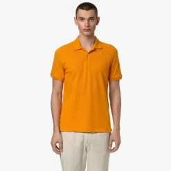 K-WAY Amedee Pique - Polo Shirts - Polo - Man - Orange Md Shop