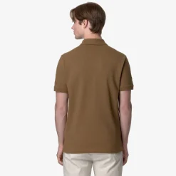 K-WAY Amedee Pique - Polo Shirts - Polo - Man - Brown Corda Clearance