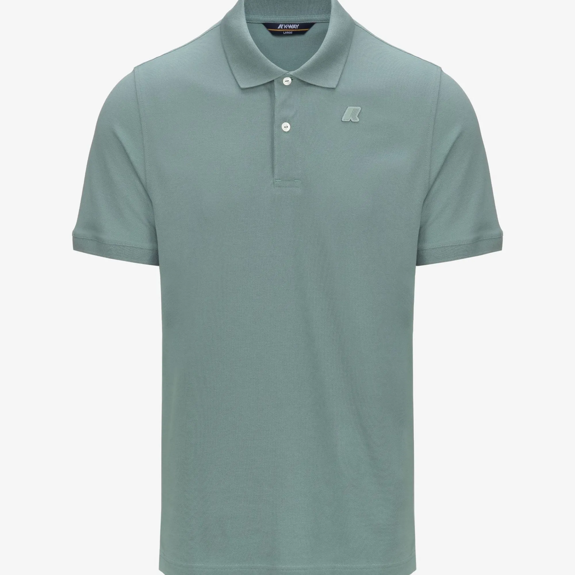 K-WAY Amedee Pique - Polo Shirts - Polo - Man - Green Mold Clearance