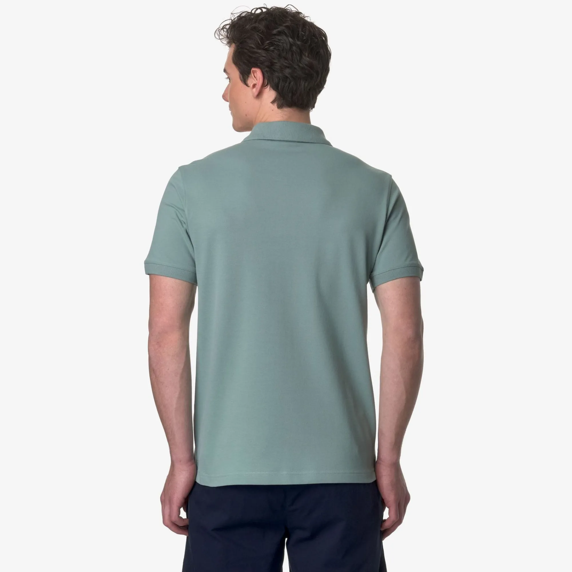 K-WAY Amedee Pique - Polo Shirts - Polo - Man - Green Mold Clearance