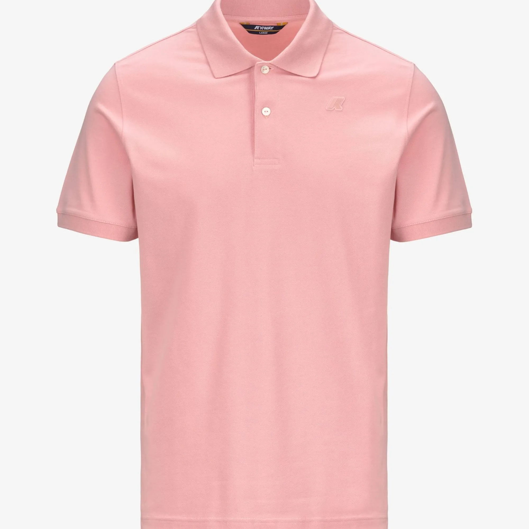 K-WAY Amedee Pique - Polo Shirts - Polo - Man - Pink Ash Shop
