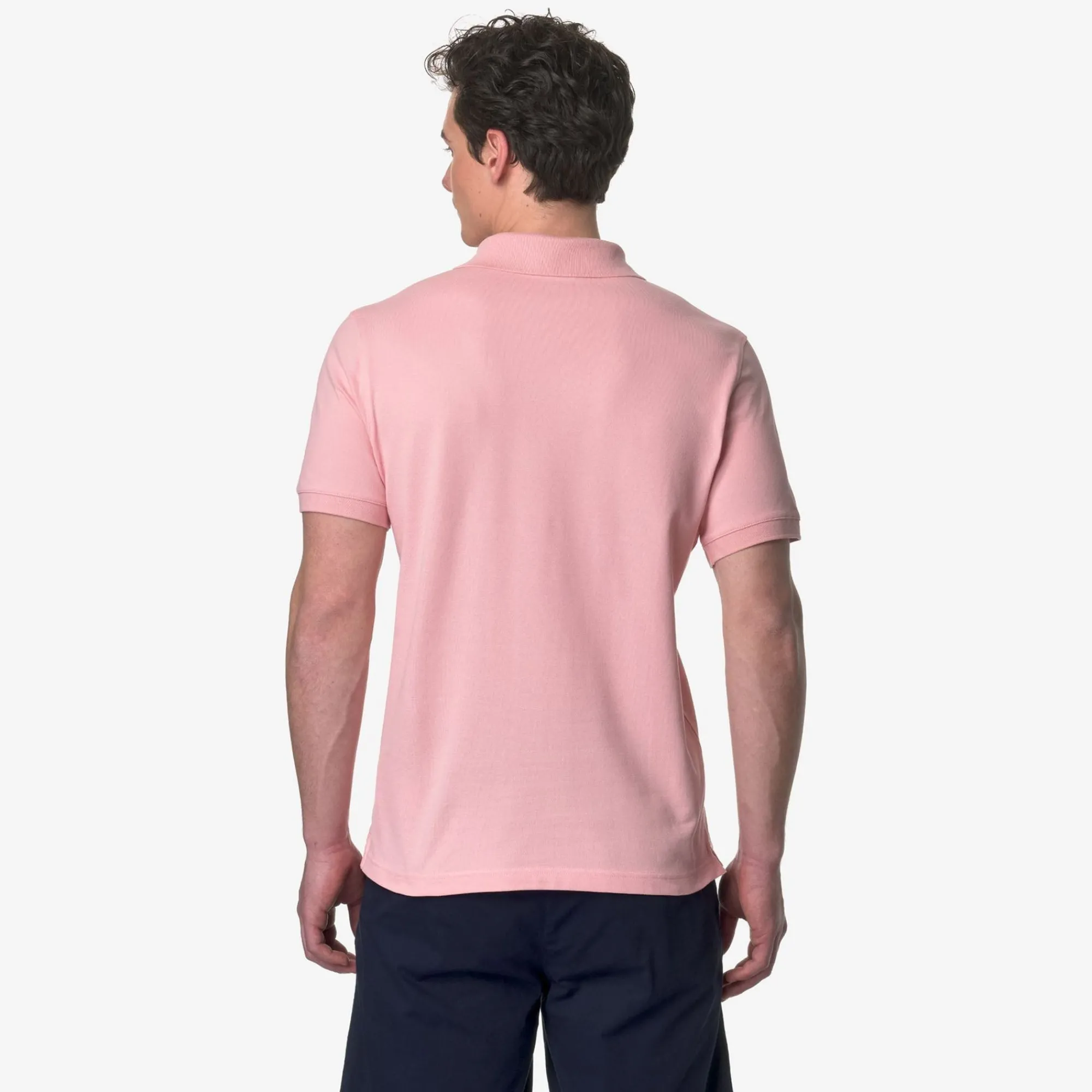 K-WAY Amedee Pique - Polo Shirts - Polo - Man - Pink Ash Shop