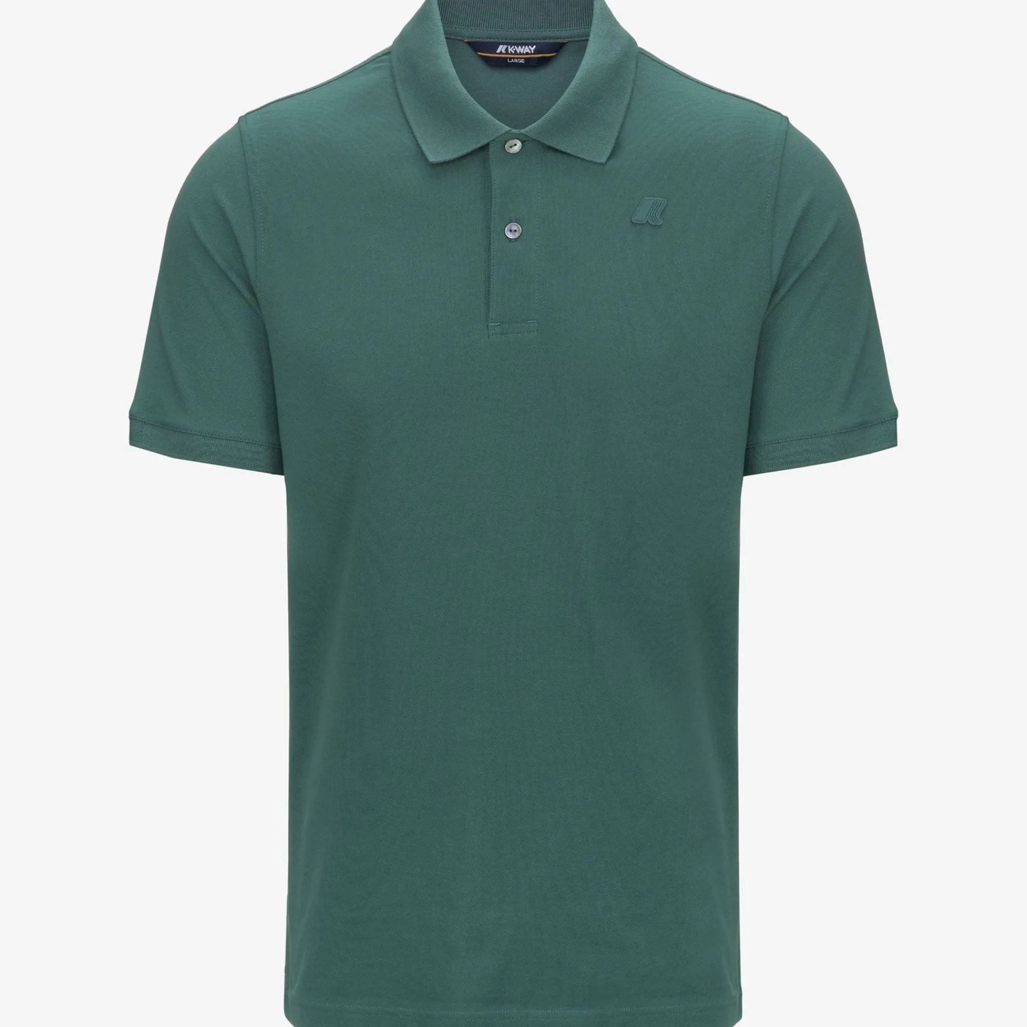 K-WAY Amedee Pique - Polo Shirts - Polo - Man - Green Palm New