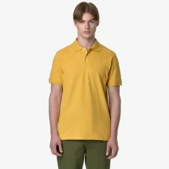 K-WAY Amedee Pique - Polo Shirts - Polo - Man - Yellow Mimosa Flash Sale