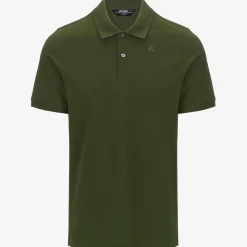 K-WAY Amedee Pique - Polo Shirts - Polo - Man - Green Cypress Online