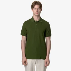 K-WAY Amedee Pique - Polo Shirts - Polo - Man - Green Cypress Online