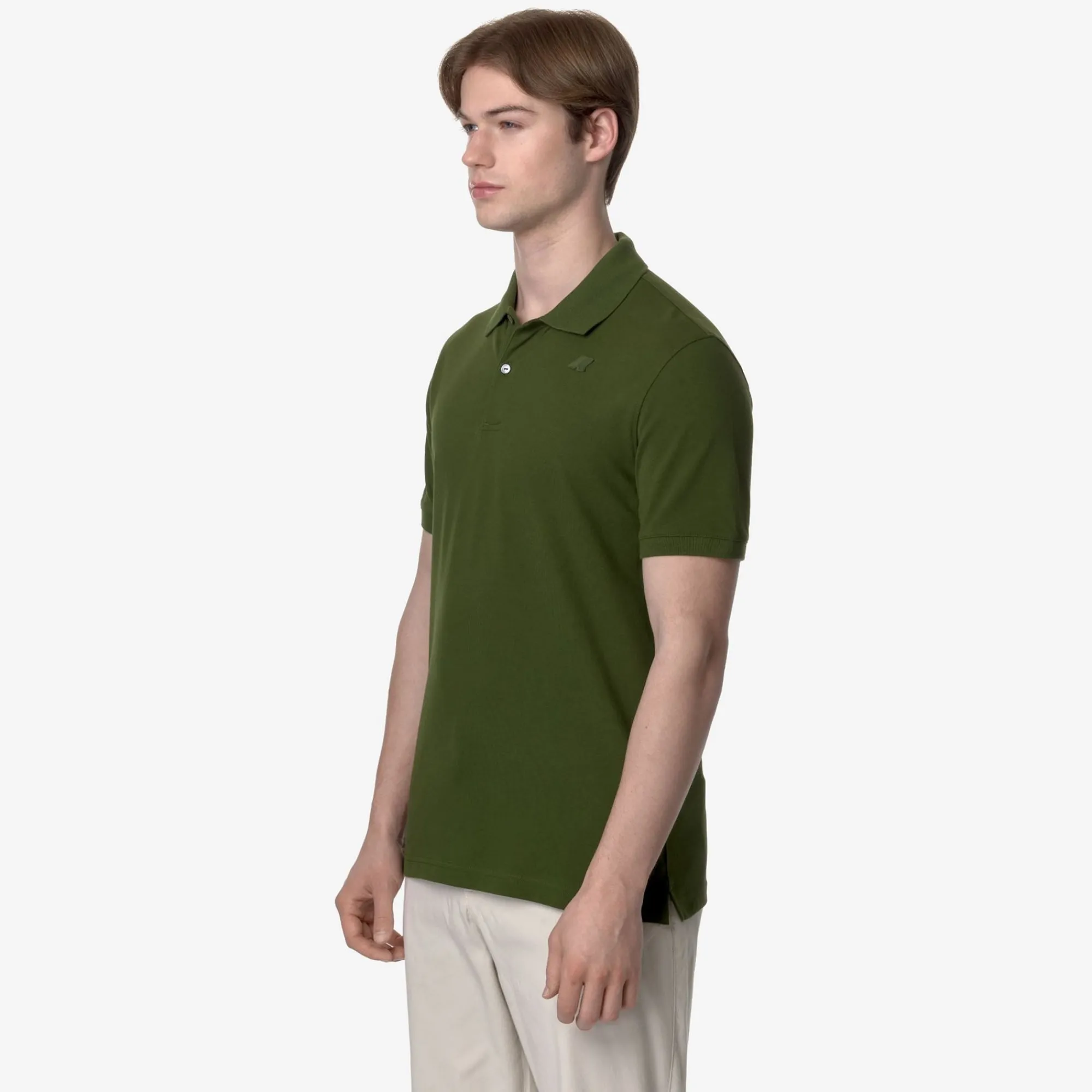 K-WAY Amedee Pique - Polo Shirts - Polo - Man - Green Cypress Online