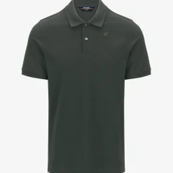 K-WAY Amedee Pique - Polo Shirts - Polo - Man - Green Blackish Outlet