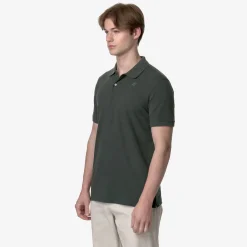 K-WAY Amedee Pique - Polo Shirts - Polo - Man - Green Blackish Outlet