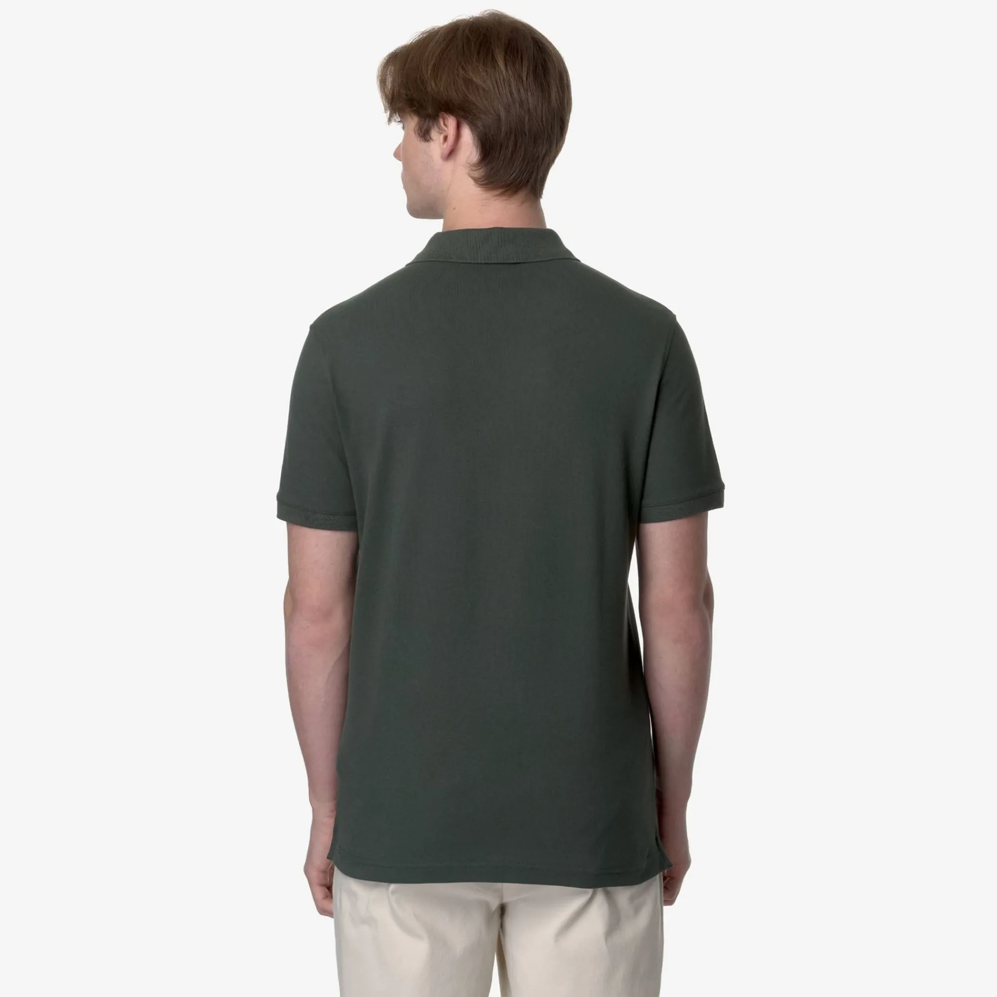 K-WAY Amedee Pique - Polo Shirts - Polo - Man - Green Blackish Outlet