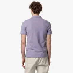 K-WAY Amedee Pique - Polo Shirts - Polo - Man - Violet Glicine Best Sale