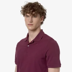 K-WAY Amedee Pique - Polo Shirts - Polo - Man - Red Dk Best