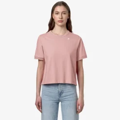 K-WAY Ameline - T-Shirtstop - T-Shirt - Woman - Pink Ash New