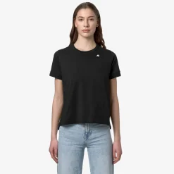 K-WAY Ameline - T-Shirtstop - T-Shirt - Woman - Black Pure Fashion