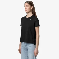 K-WAY Ameline - T-Shirtstop - T-Shirt - Woman - Black Pure Fashion