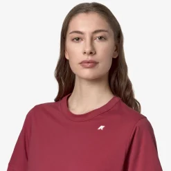 K-WAY Ameline - T-Shirtstop - T-Shirt - Woman - Dk Pink Clearance