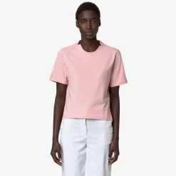 K-WAY Amilly - T-Shirtstop - T-Shirt - Woman - Pink Ash Cheap