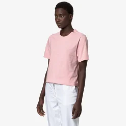 K-WAY Amilly - T-Shirtstop - T-Shirt - Woman - Pink Ash Cheap