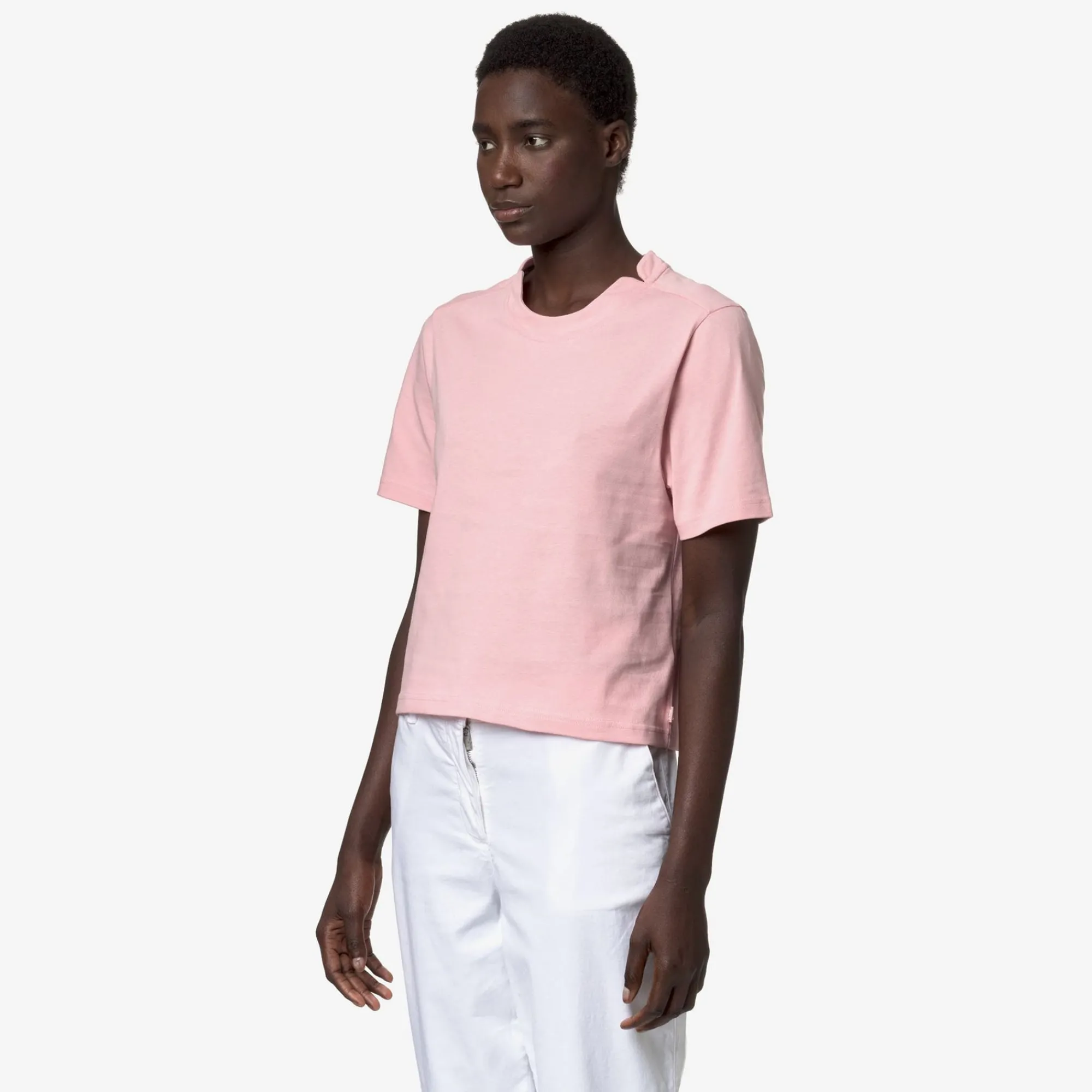 K-WAY Amilly - T-Shirtstop - T-Shirt - Woman - Pink Ash Cheap