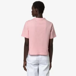 K-WAY Amilly - T-Shirtstop - T-Shirt - Woman - Pink Ash Cheap